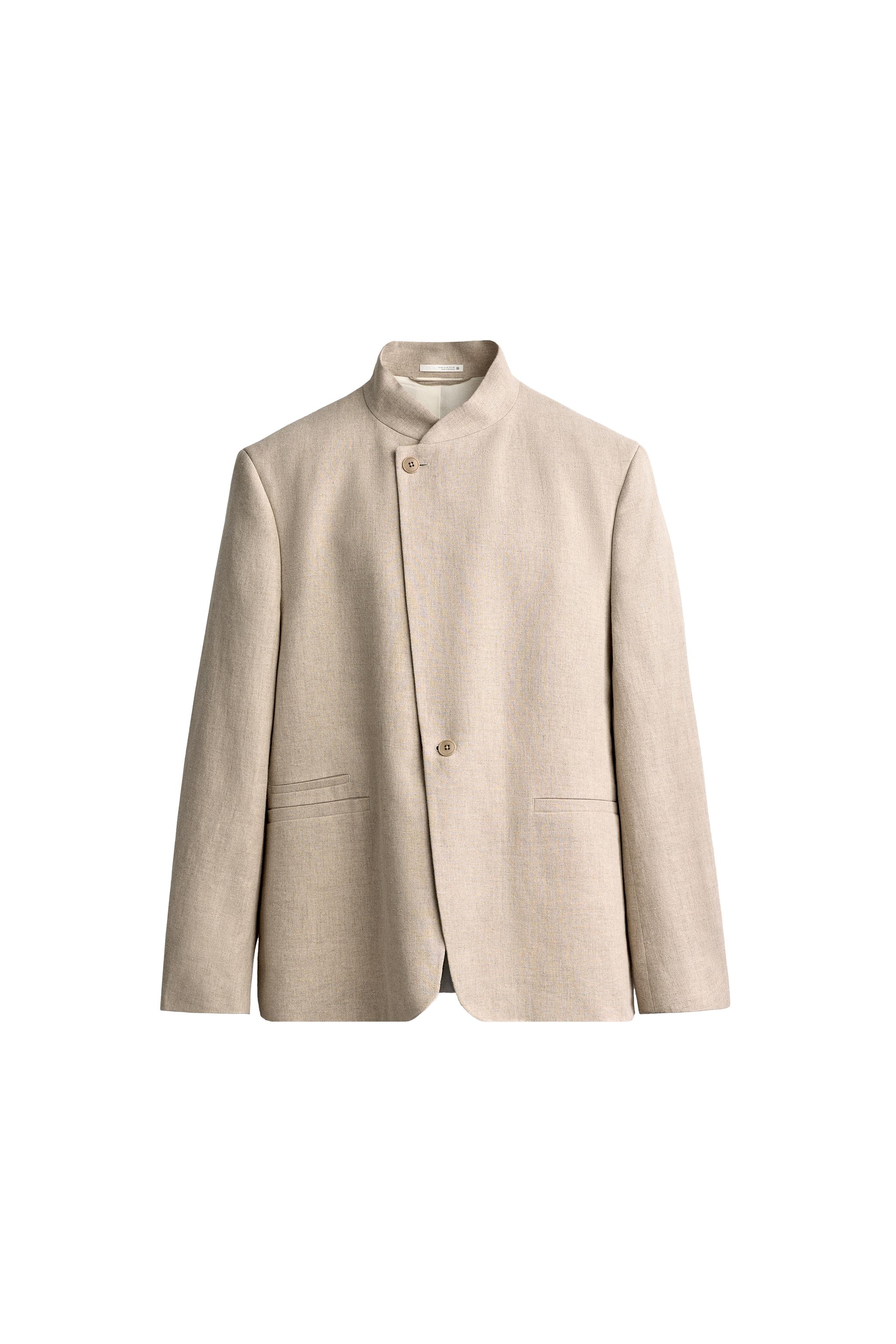 VESTE À REVERS CROISÉS COUPE DÉCONTRACTÉE